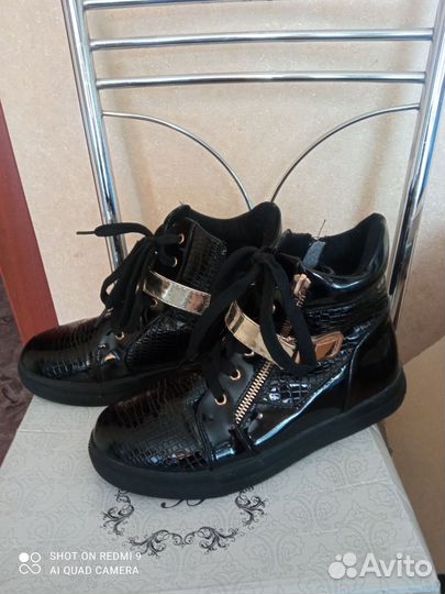 Ботинки демисезонные для девочки 34