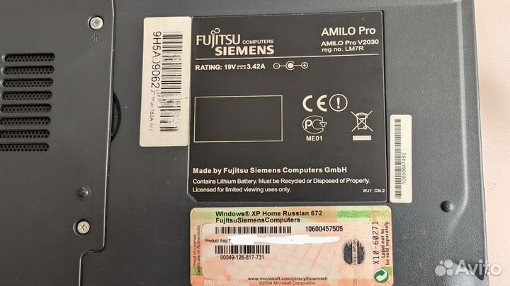 Ноутбук Fujitsu Siemens