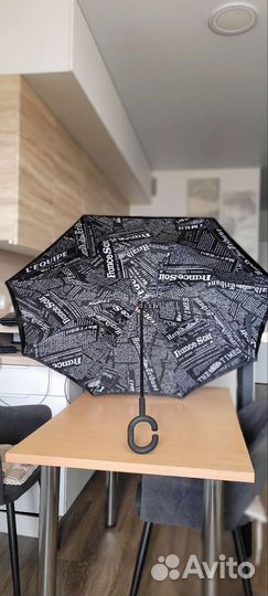 Умный зонт-трость