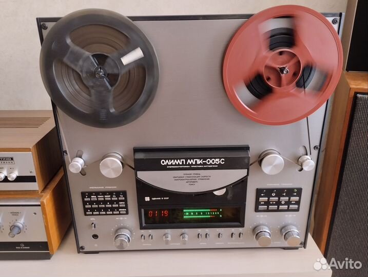Катушечный магнитофон олимп 005C