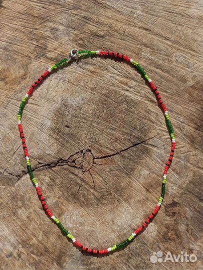 Чокер из бисера