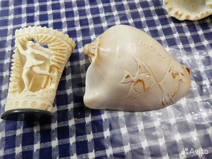 Раковины морские и шкатулки,статуэтки