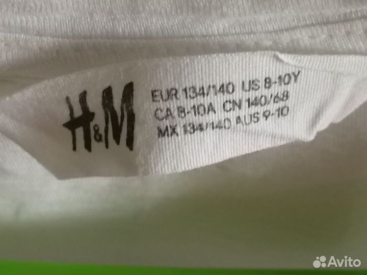 Лонгслив H&M для девочки на 140