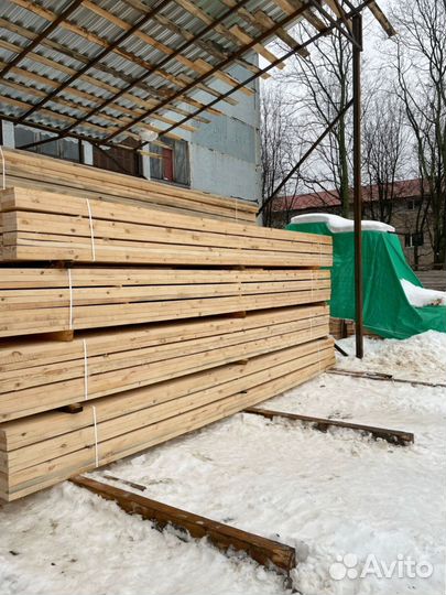 Доска обрезная 25х100х6000мм от производителя