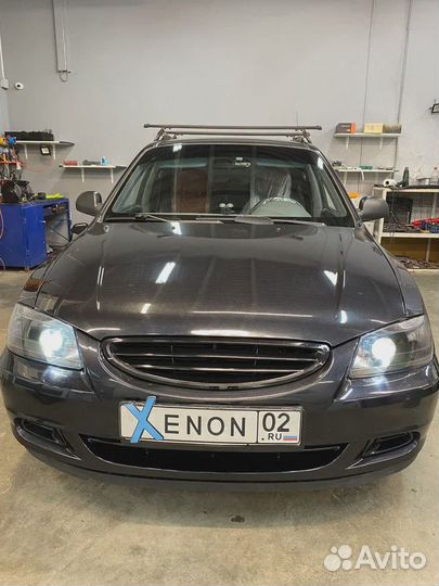 Би-линзы ксенон Hyundai Accent