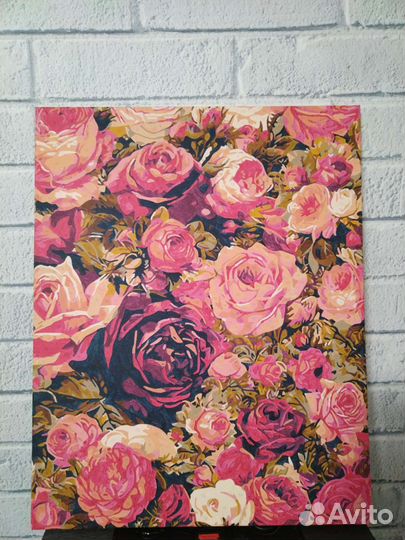 Картина на подрамнике по номерам