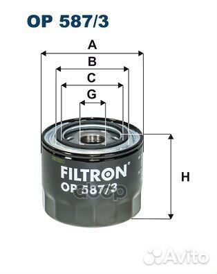 Фильтр масляный mitsubishi L200, Pajero Sport I