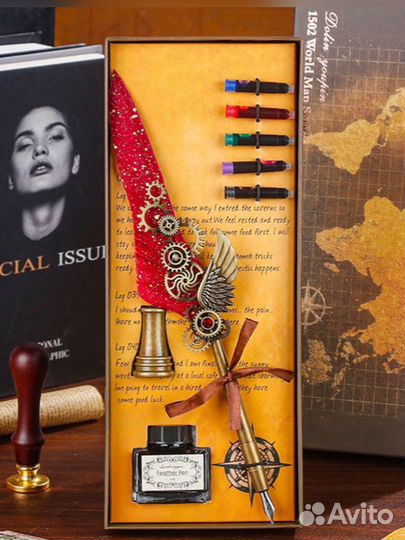 Ретро Перьевая ручка подарочная