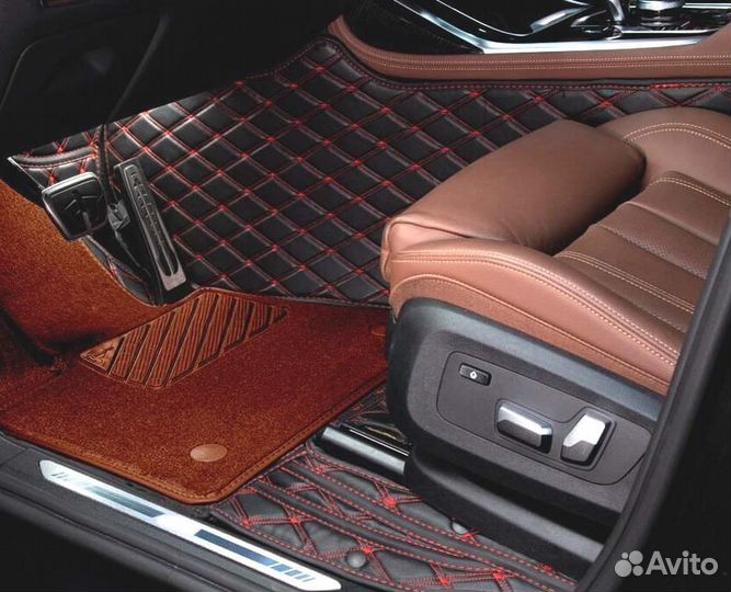 3D Коврики Toyota Land Cruiser Prado 150 Экокожа