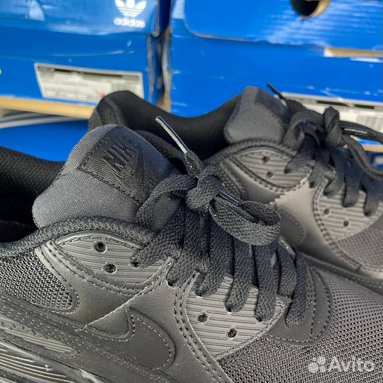 Оригинал 7,5 US Nike Air Max 90 Triple Black