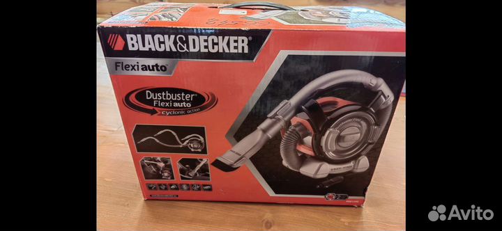 Black&decker автомобильный пылесос pad 1200