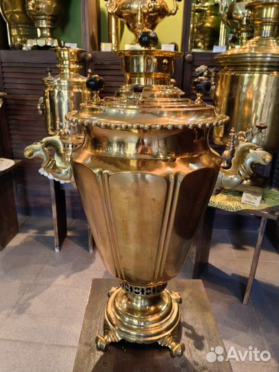 Дровяной самовар, старинный, царский