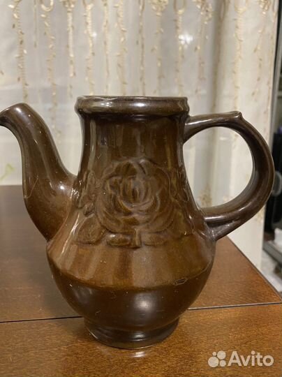 Фарфоровый и керамич кувшины СССР графин колба