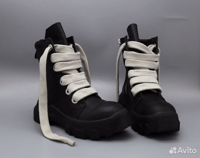 Rick Owens Bozo tractor Boots