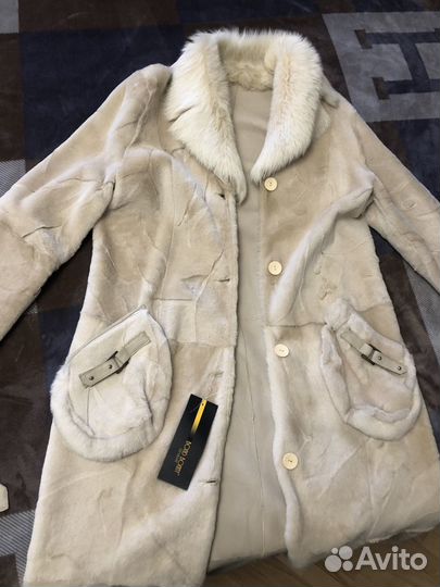 Шуба натуральная из меха кенгуру