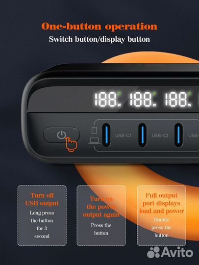 Зарядное устройство ldnio GaN 140W