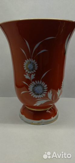 Ваза. мотылёк lichte германия, ГДР фарфор., крыт