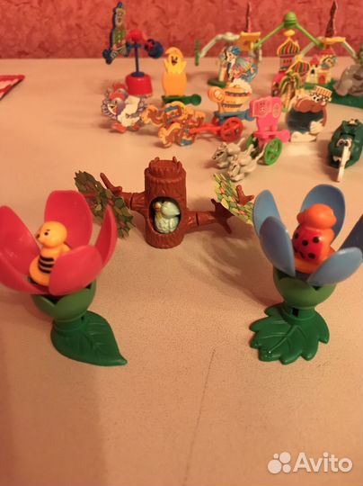 Редкие игрушки единички, сборка из киндера 90-х