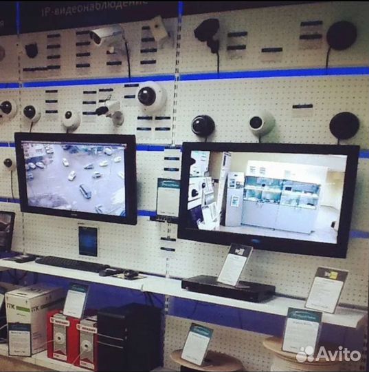 Установка систем видеонаблюдения