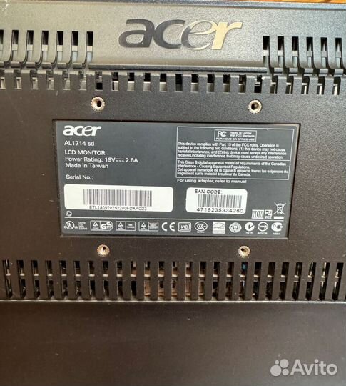 Монитор Acer 17