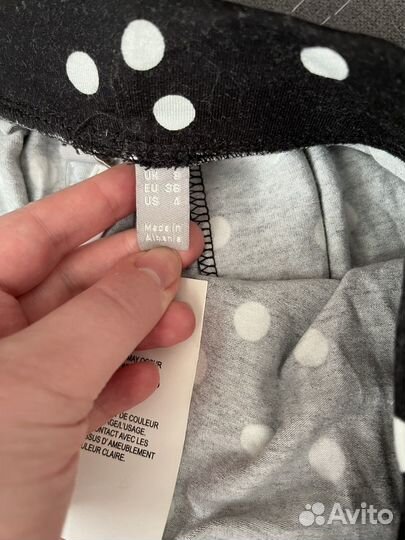 Юбка в горошек