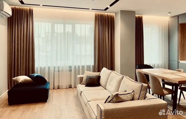 Штора из вуали молочного цвета 700х270