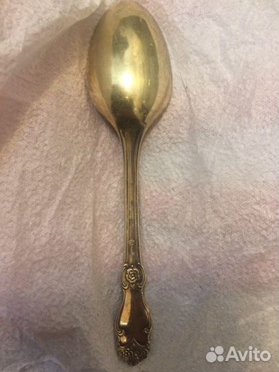 Ложка мнц СССР золотая роза