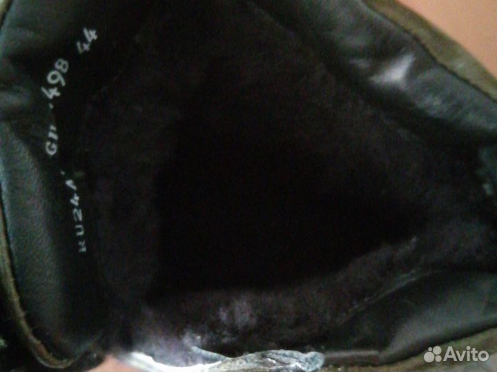 Ботинки зимние натуральная кожа натуральный. Мех