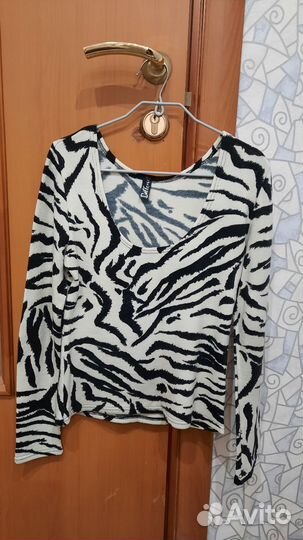 Джемпер женский зебра