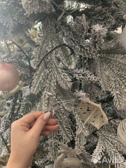 Ель искуственная заснеженная