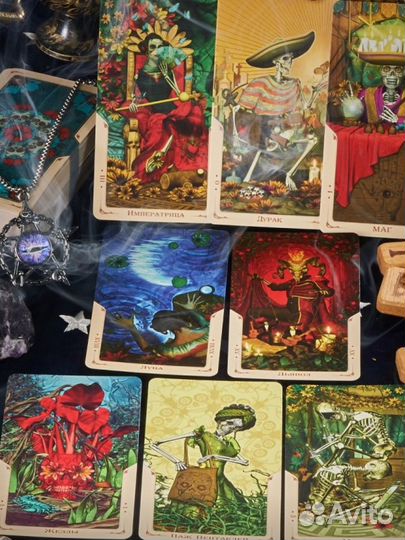 Мини карты Таро Святой Смерти