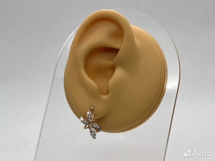 Золотые серьги 585 пробы