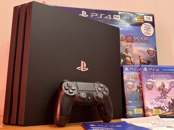 Sony PS4 Pro 1tb Идеал/3ревизия/топ игры