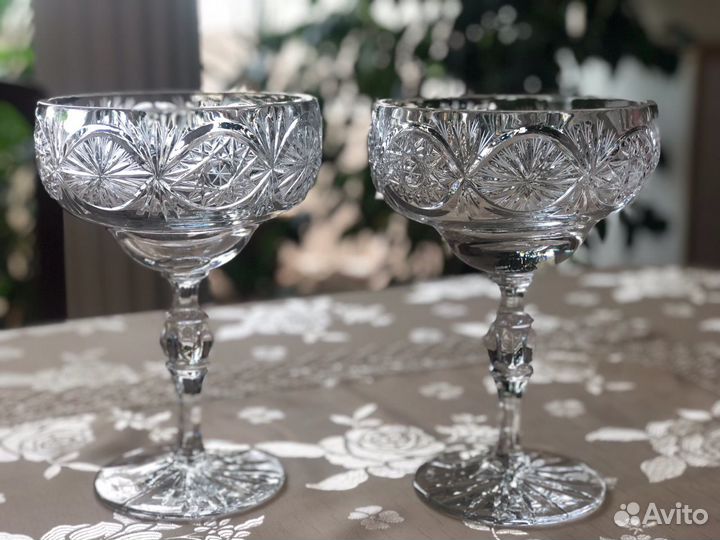 Хрусталь/СССР/ Вазы/винтаж
