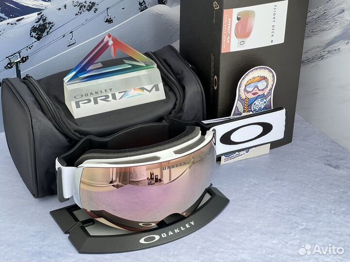 Горнолыжная маска Oakley Flight Deck M Prizm Gold