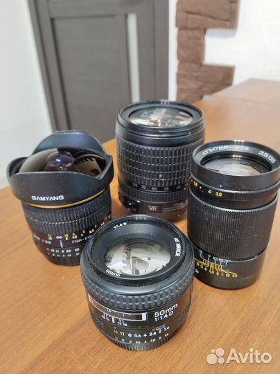 Объективы Nikon, Samyang, Юпитер