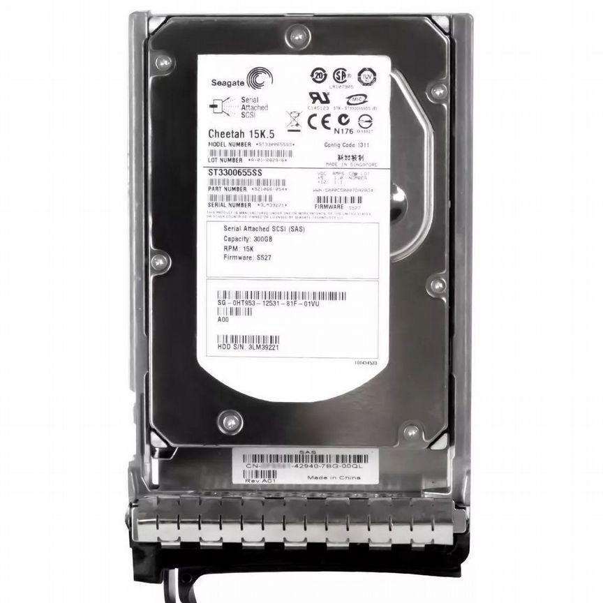 [HT953] Жесткий Диск Dell 300gb Sas 3,5" Hdd Ht953