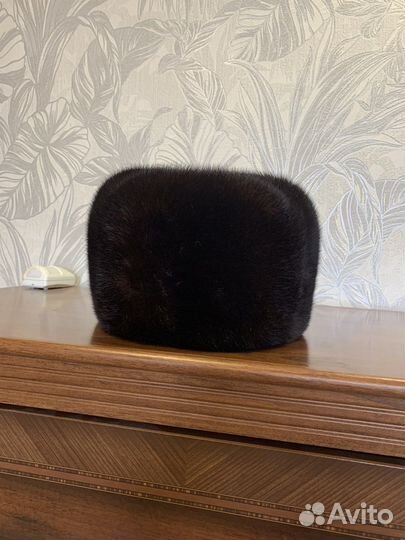 Норковая шапка мужская