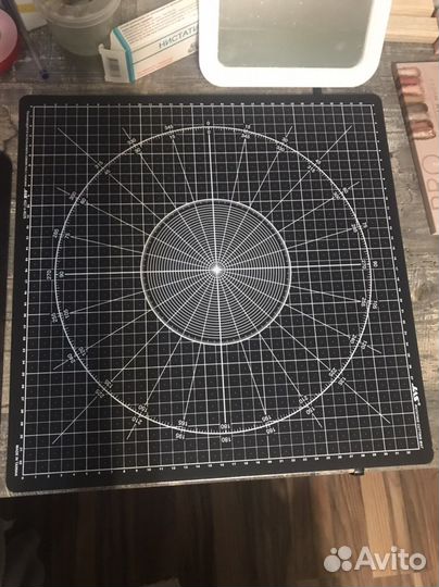 Поворотный коврик для резки jas