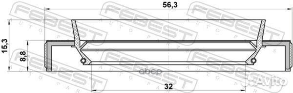 Сальник привода toyota corolla E10/E11