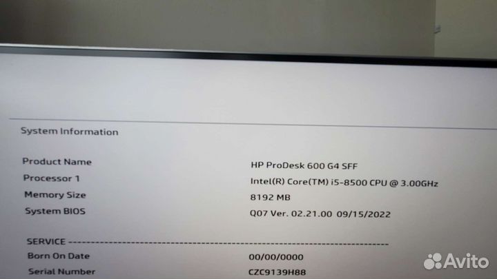 Hp ProDesk 600 G4