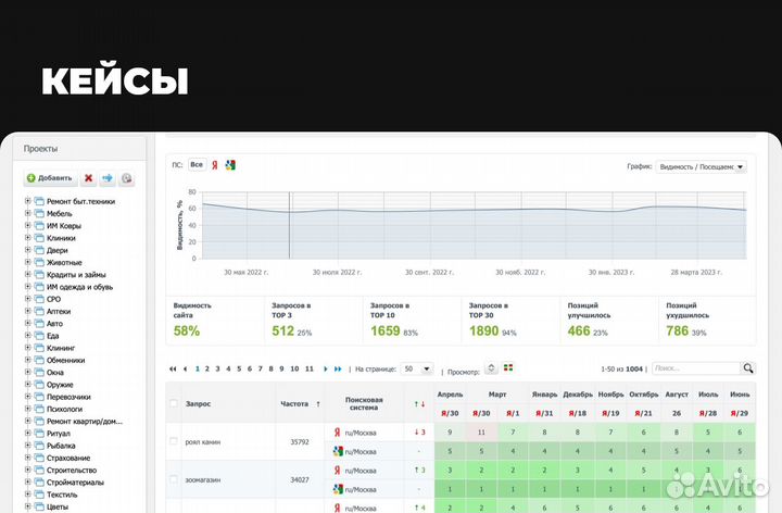 Создание сайтов / Продвижение сайтов
