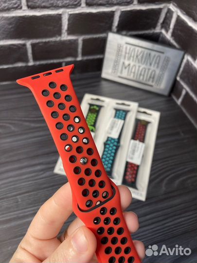 Силиконовый ремешок для apple watch 42-45mm