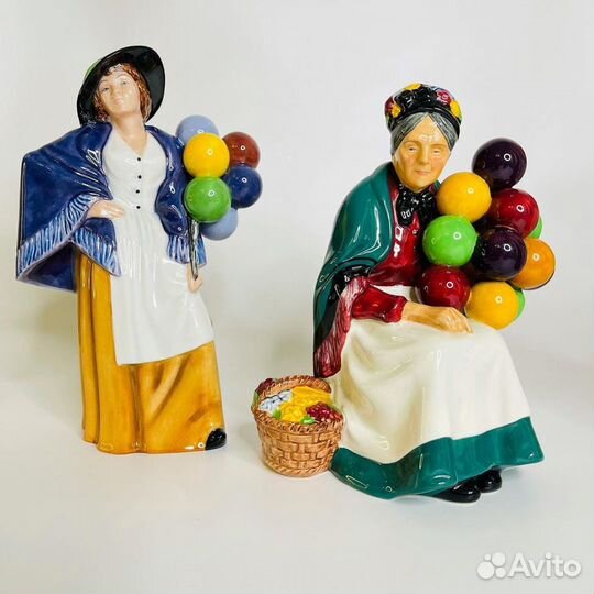 Бабушка с шарами статуэтка Royal Doulton