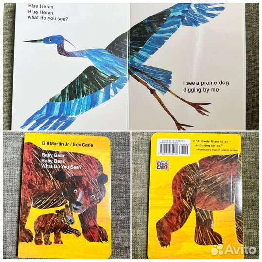 Детские книги на английском Эрик Карл Eric Carle