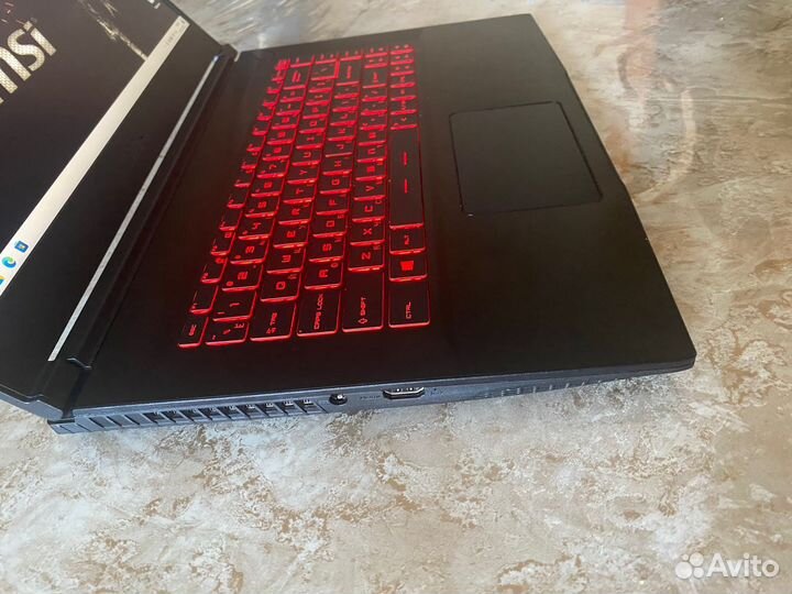 Msi GF65 RTX 3060 6gb/SSD512/16gb/144 Hz