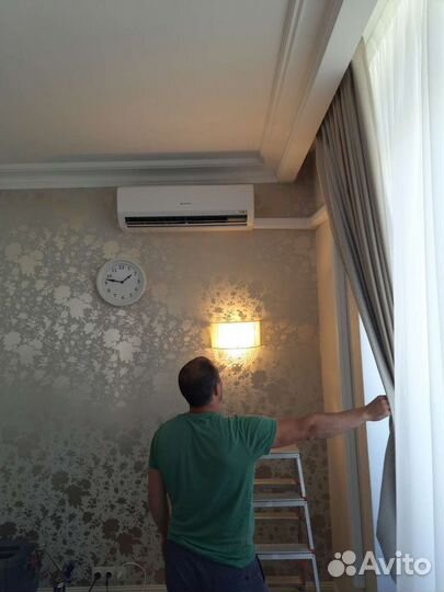 Установка кондиционеров, чистка,заправка