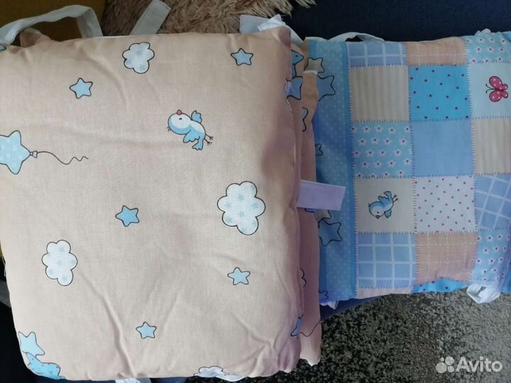 Бортики в кроватку новые