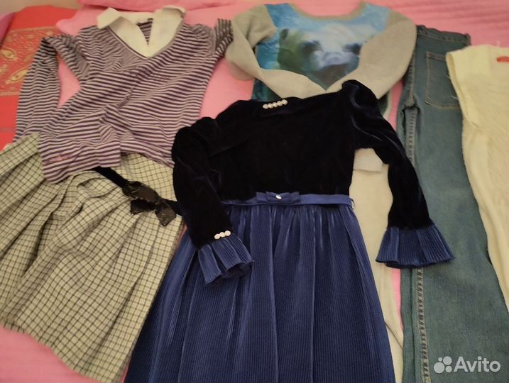 Пакет одежды для девочек 134-140