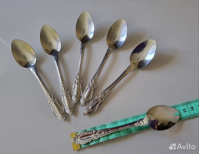 Ложки чайные сталь новые 6шт